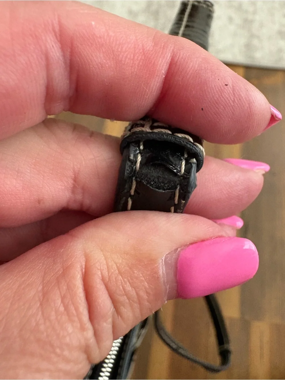 Coach Black and Gray Signature Shoulder Bag
